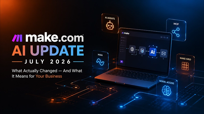 Make.com AI Update July 2026: What Actually Changed — And What It Means for Your Business