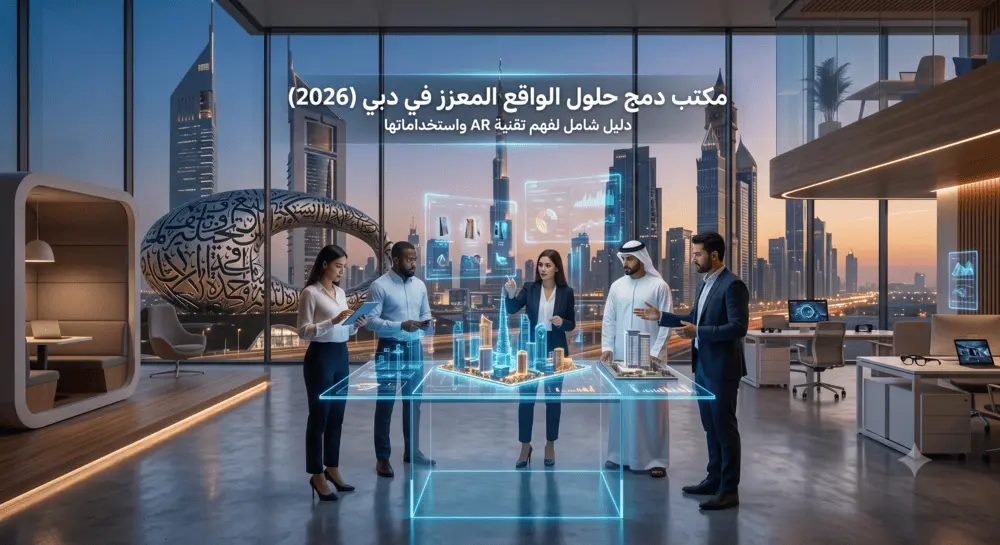 مكتب دمج حلول الواقع المعزز في دبي: دليل شامل لفهم التقنية واختيار الشريك المناسب (2026)